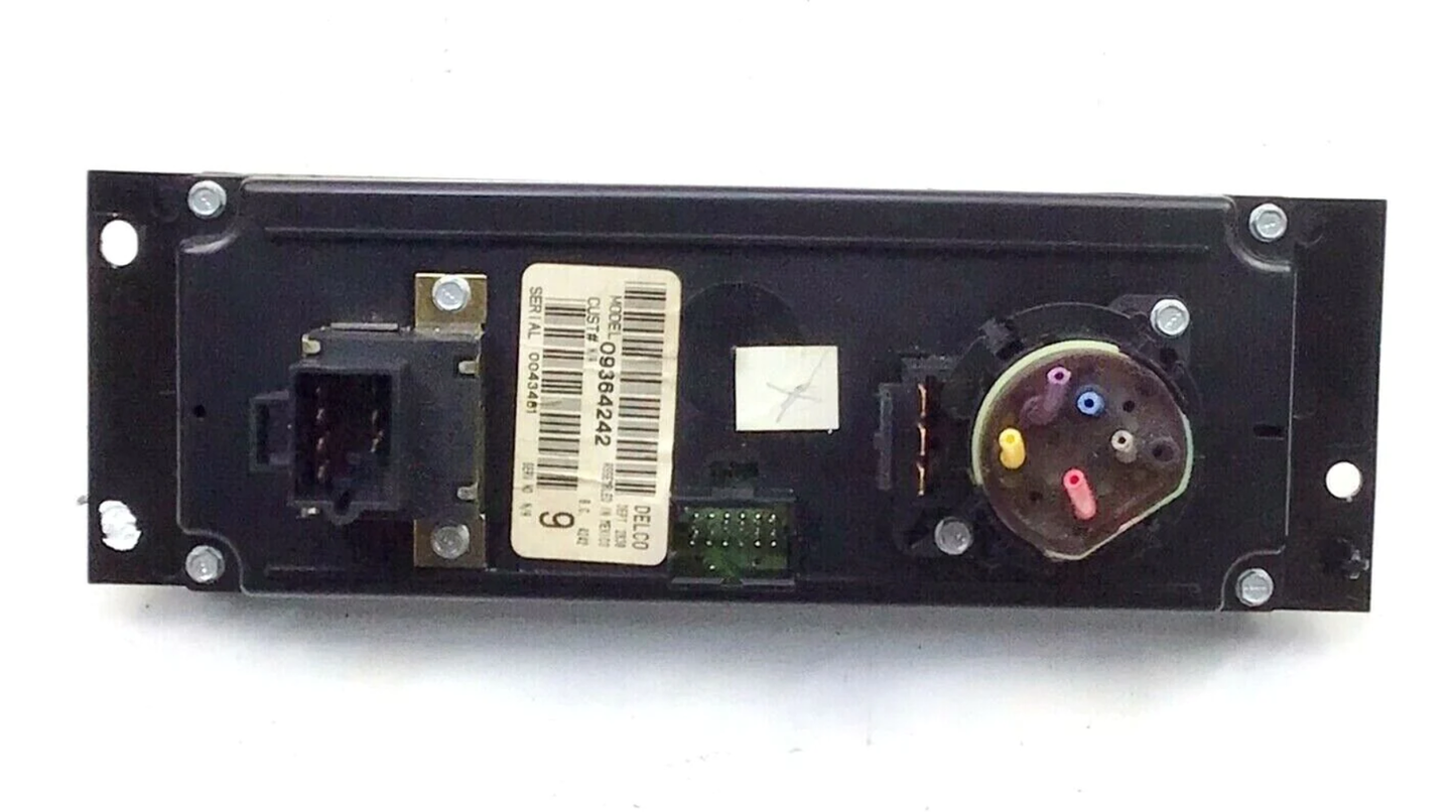 97 98 Pontiac Trans Sport Montana Heat Ac Temperature Climate Control GM
