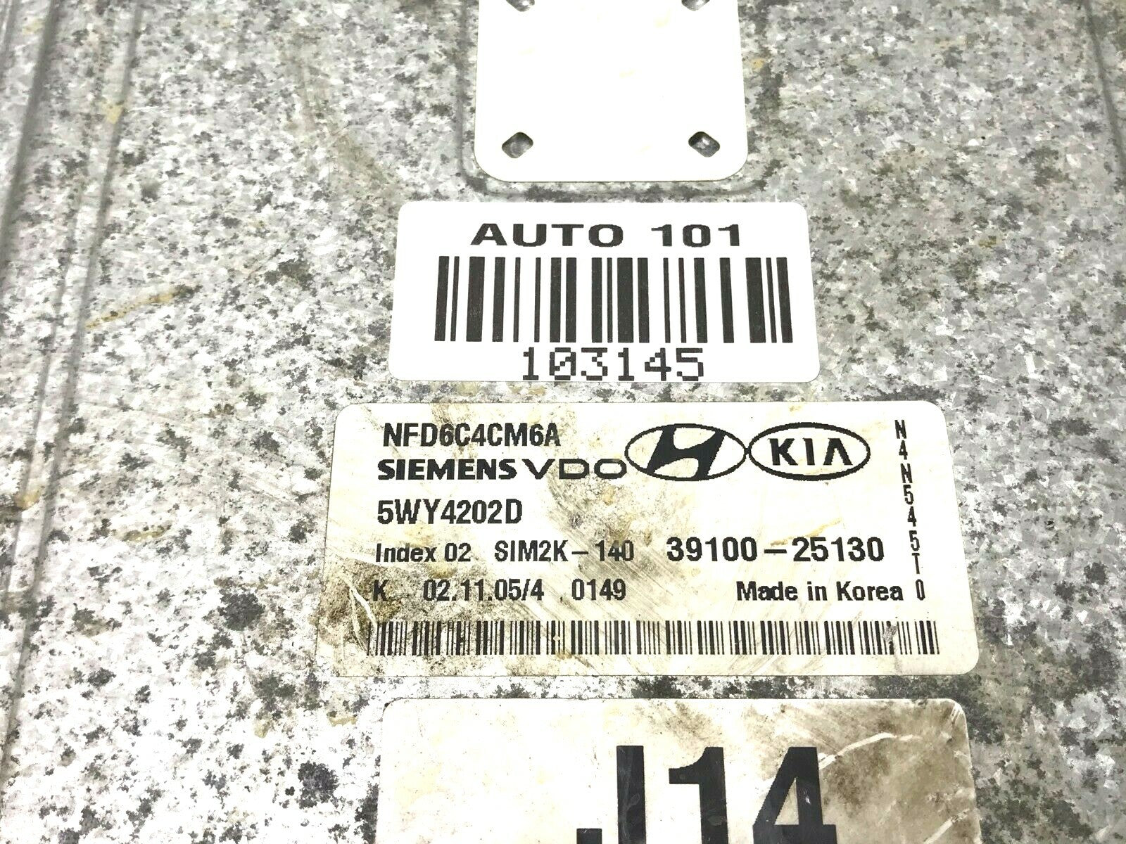 ✅ 06-08 Hyundai Sonata 2.4L Engine Control Module ECM Computer 39100-25130