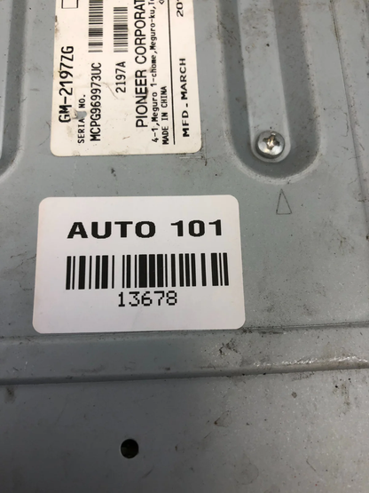 2010-2015 Chevrolet Equinox Pioneer Audio Radio Amplifier Unit GM-2197ZG