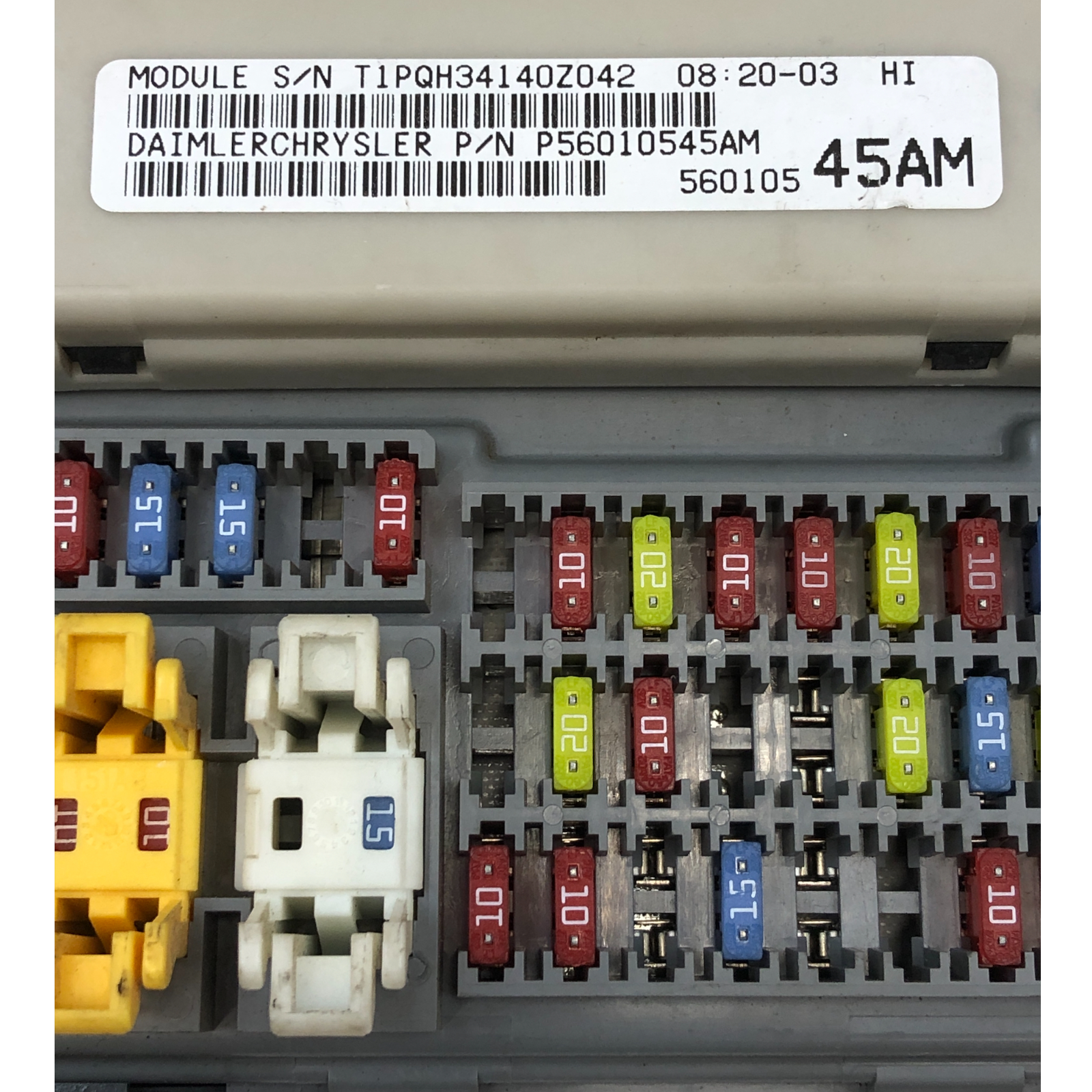 ✅05 Jeep Liberty Body Control Module Fuse Box 56010545AM