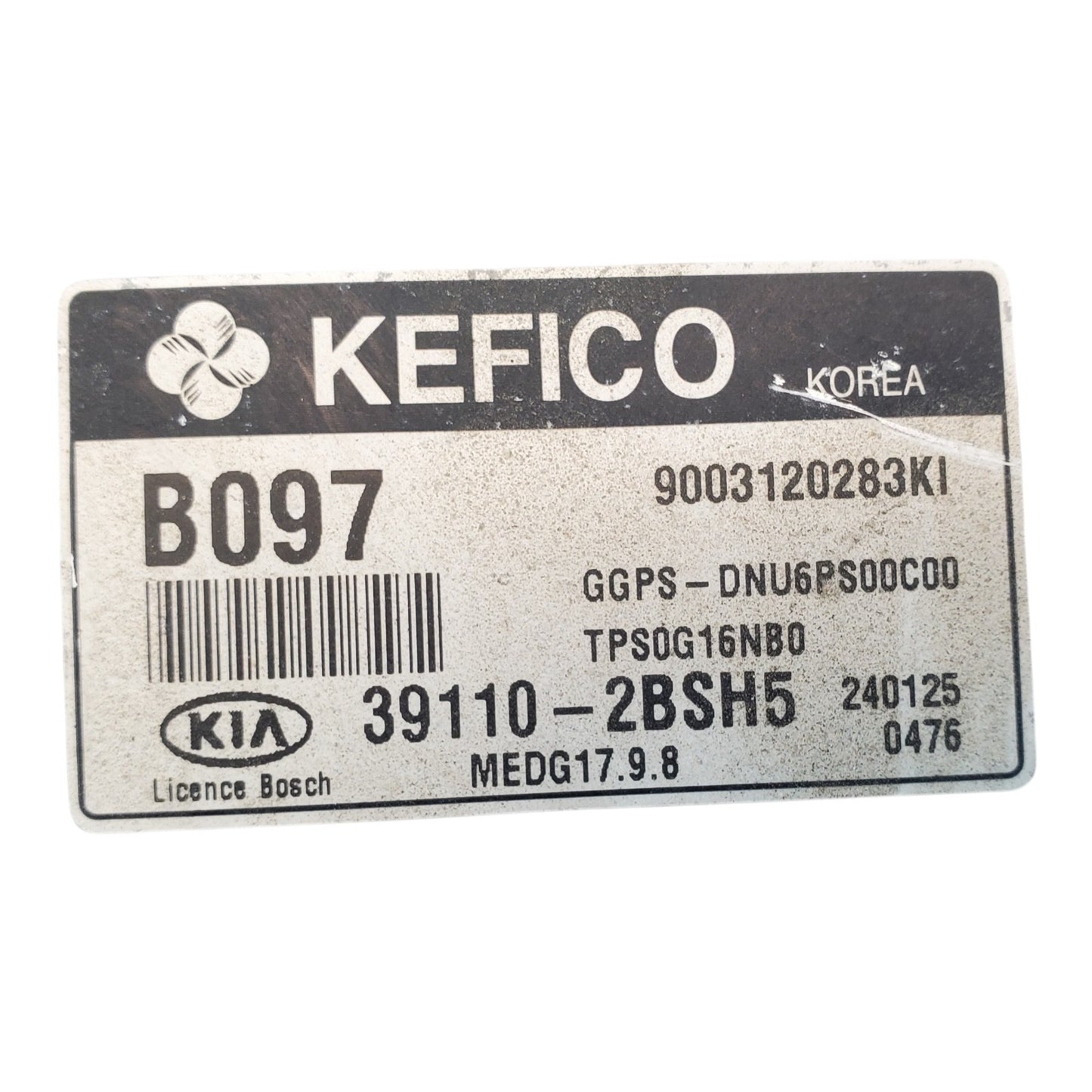 ENGINE COMPUTER KIA SOUL 2014 39110-2BSH5 1.6L PCM ECM ECU OEM
