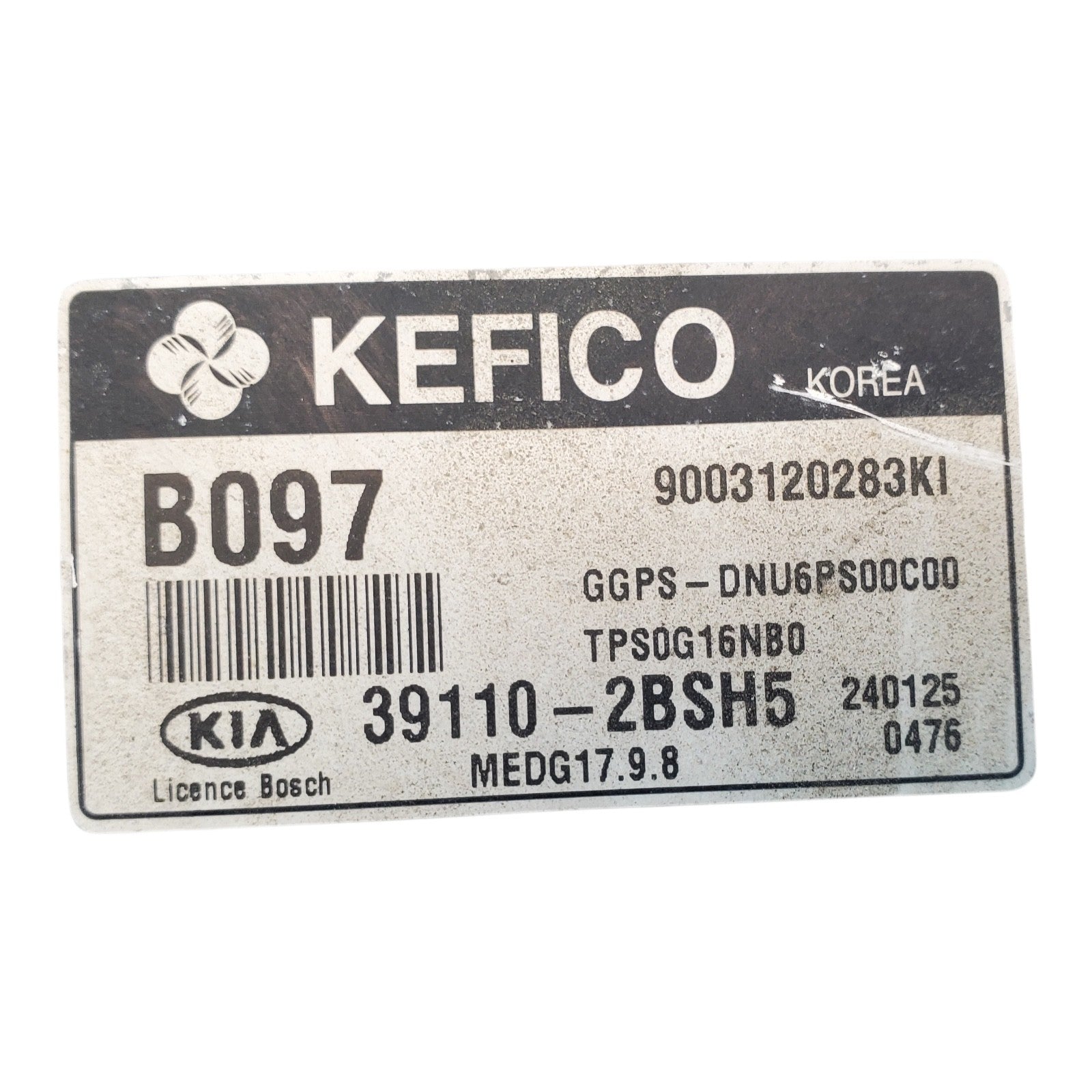 ENGINE COMPUTER KIA SOUL 2014 39110-2BSH5 1.6L PCM ECM ECU OEM