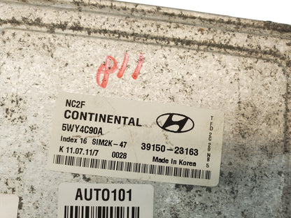2009-2012 Hyundai Elantra 2.0L Engine Computer Control Module ECU ECM 3915023163