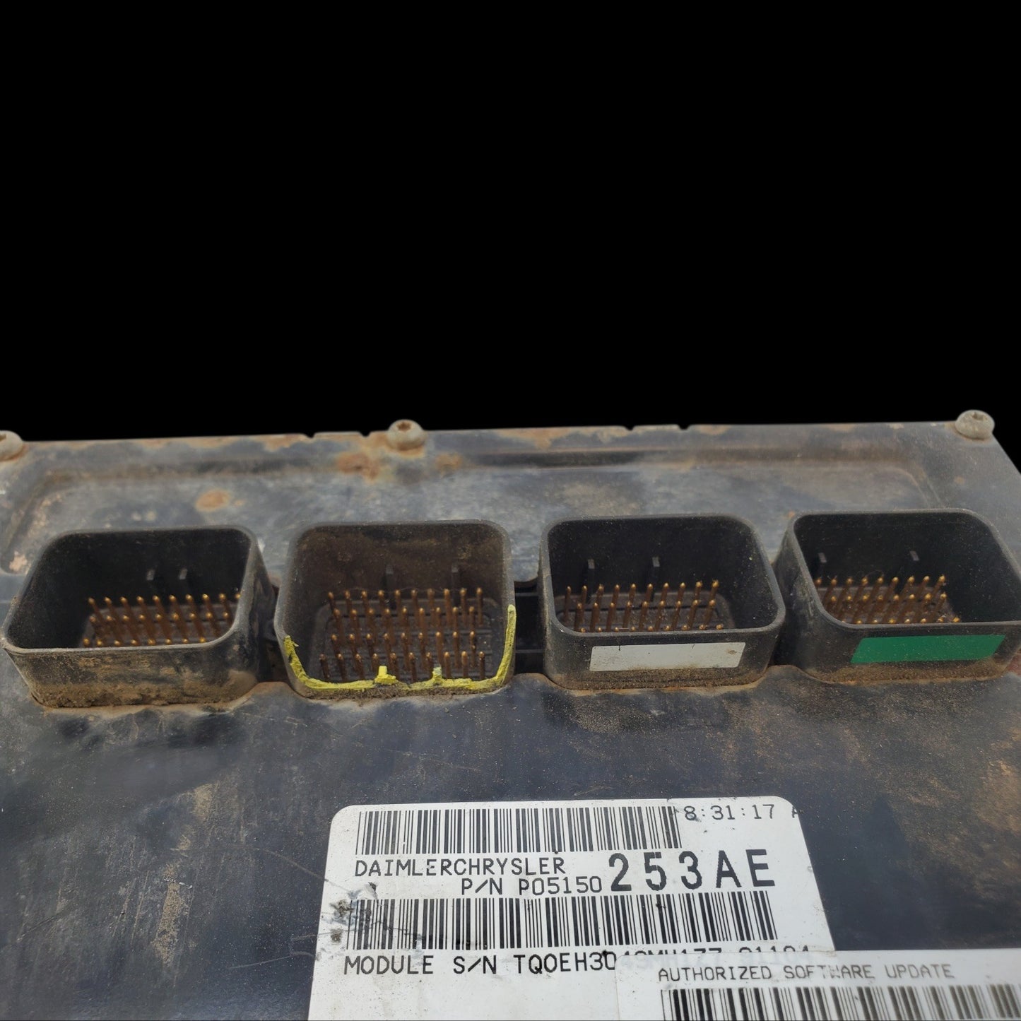 09 10 Chrysler Town & Country P05150253AE Engine Control Module Unit Ecm I49 003