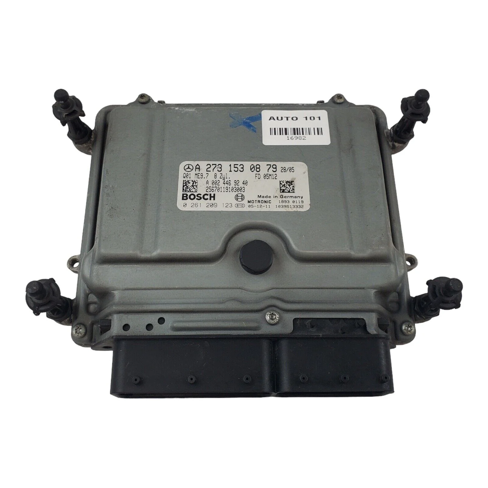 2007-2009 MERCEDES E550 CLS550 ECU ECM ENGINE CONTROL MODULE A 273 153 08 79