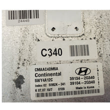 10-12 HYUNDAI SANTAFE ELECTRONIC CONTROL MODULE ECU ECM OEM 39104-2G340