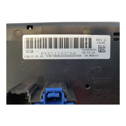 2010-2014 Chrysler Sebring HVAC Temperature Control Panel Used 55111937AB OEM