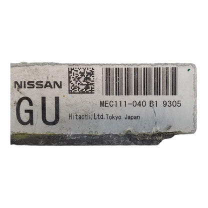✅2009 Nissan MEC111-040 B1 Computer Engine Control ECU ECM EBX Module