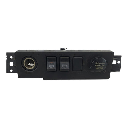 Jeep Cherokee XJ 97-01 Rear Wiper Defrost Dash Switches Switch Trim Power Outlet