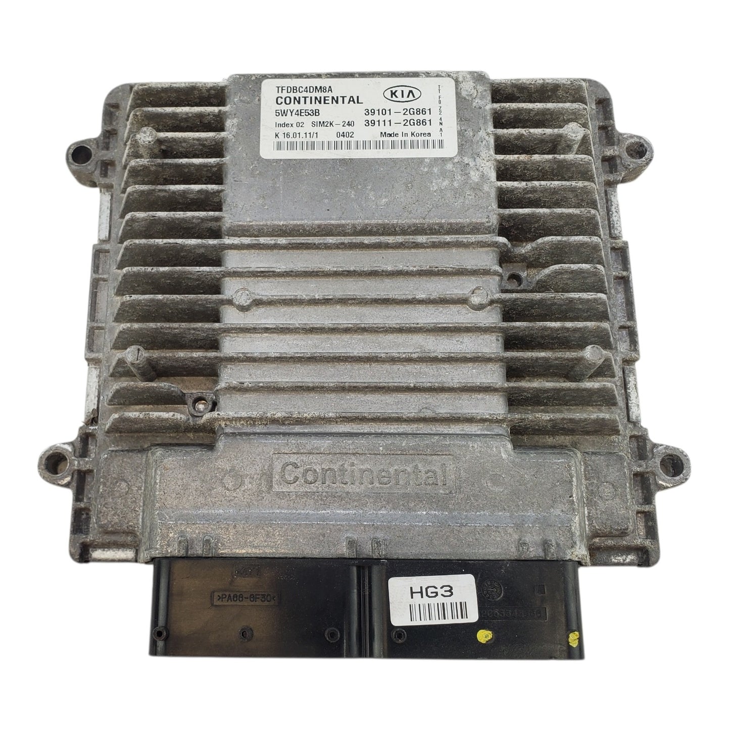 2011 2013 Kia Optima 39101-2G861 Engine Control Module Unit Ecm G28 016