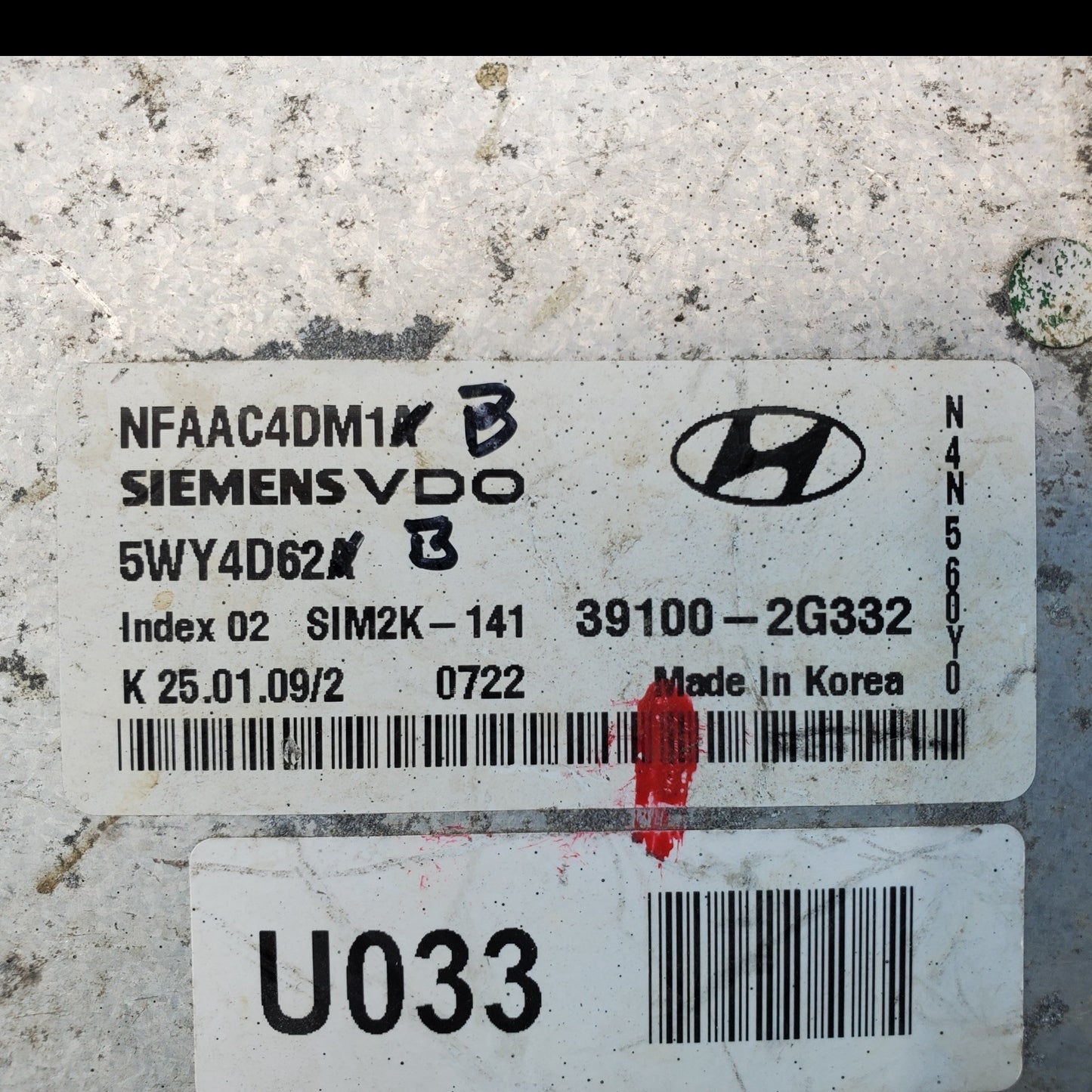 39100-2G332 ecu ecm computer 2009-2010 Hyundai Sonata
