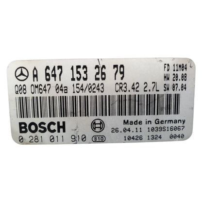 2004-2006 Dodge Sprinter OM647 Diesel ECM ECU PCM Lock WSP Key Set A6471532679