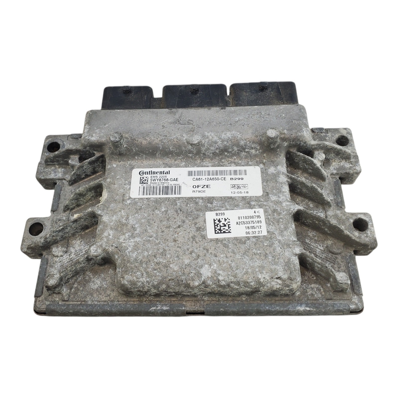 2013 Ford Fiesta Engine Control Module ECU 5WY8768-GAE
