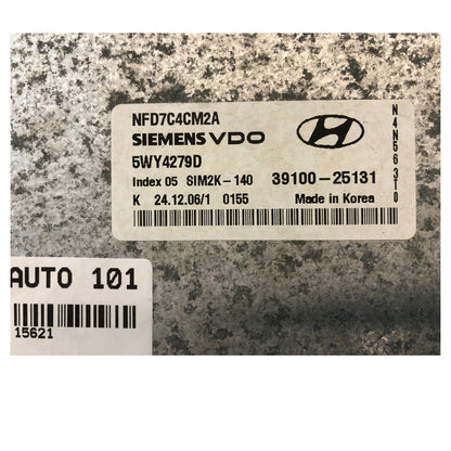  ✅ 06-08 HYUNDAI SONATA 2.4L Engine Control Module 39100-25131 PCM ECU OEM