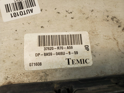 2008 Honda Accord 3.5L Engine Control Computer Module ECM ECU OEM 37820R70A59
