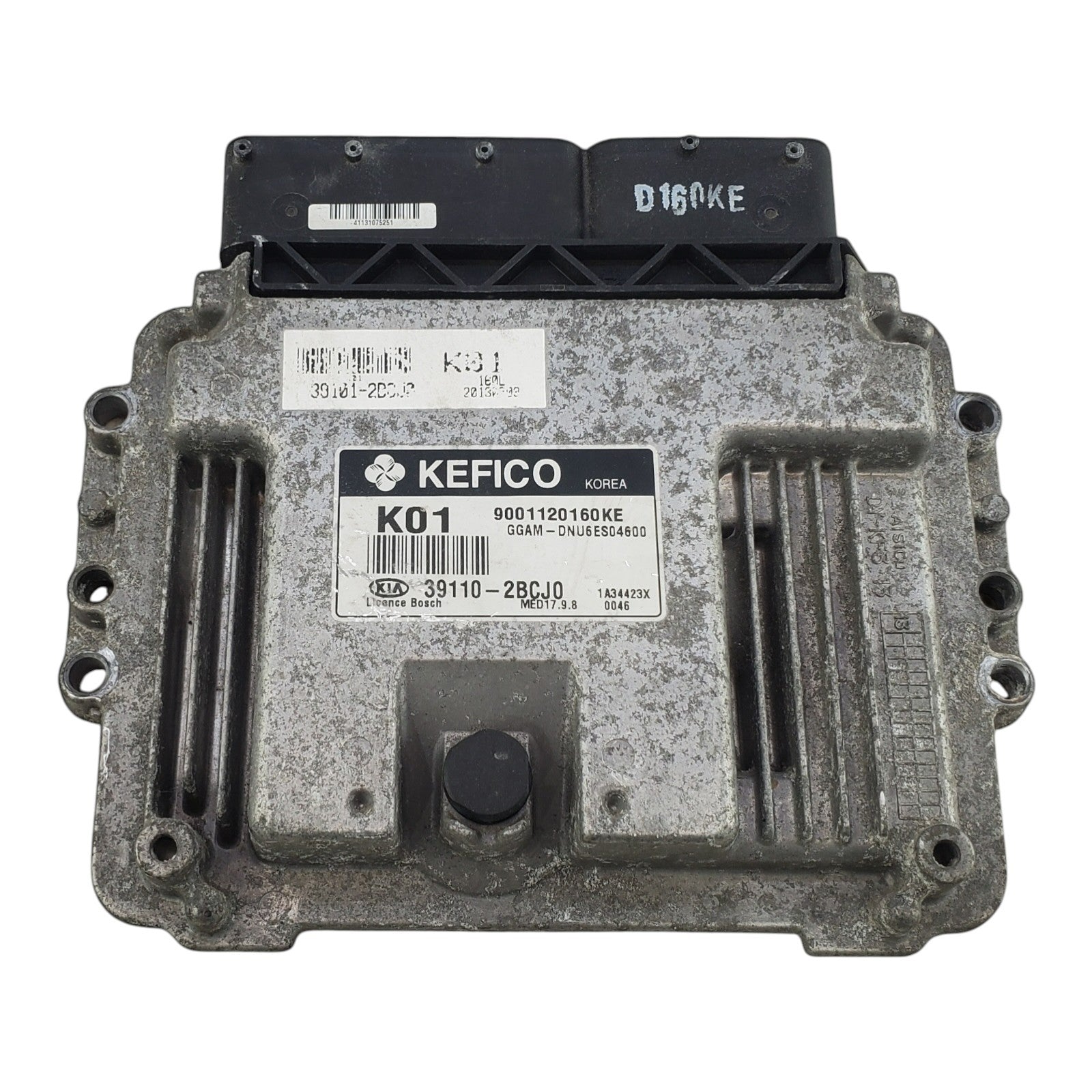12 13 Kia Soul 39110-2BCJ0 Computer Brain Engine Control ECU ECM EBX Module