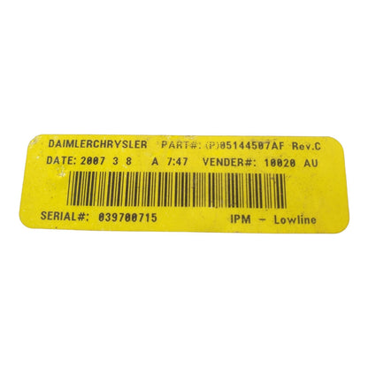 05144507AC 05144579AC Dodge Caravan 2006-2007 Multi-Function Relay Module