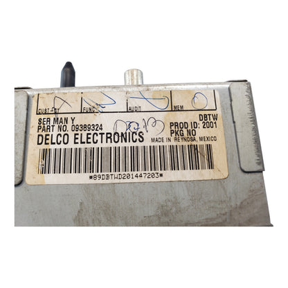 2000-02 Buick Lesabre Radio AM FM Cd Cassette Player 09389324