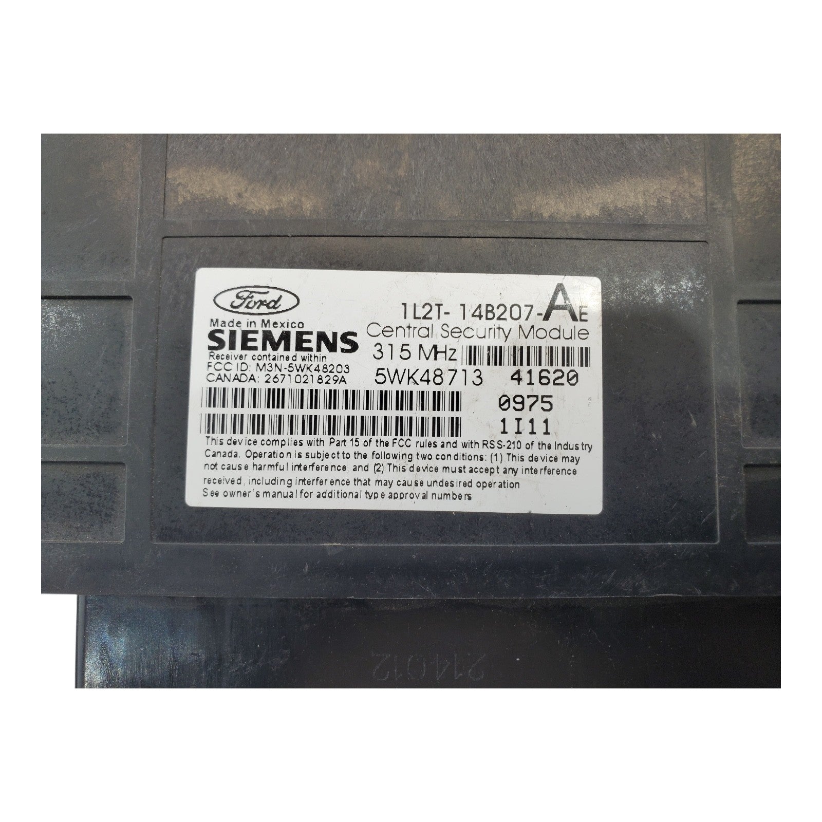 ✅ 02 FORD EXPLORER REMOTE KEYLESS ENTRY MODULE 1L2T-14B207-AE