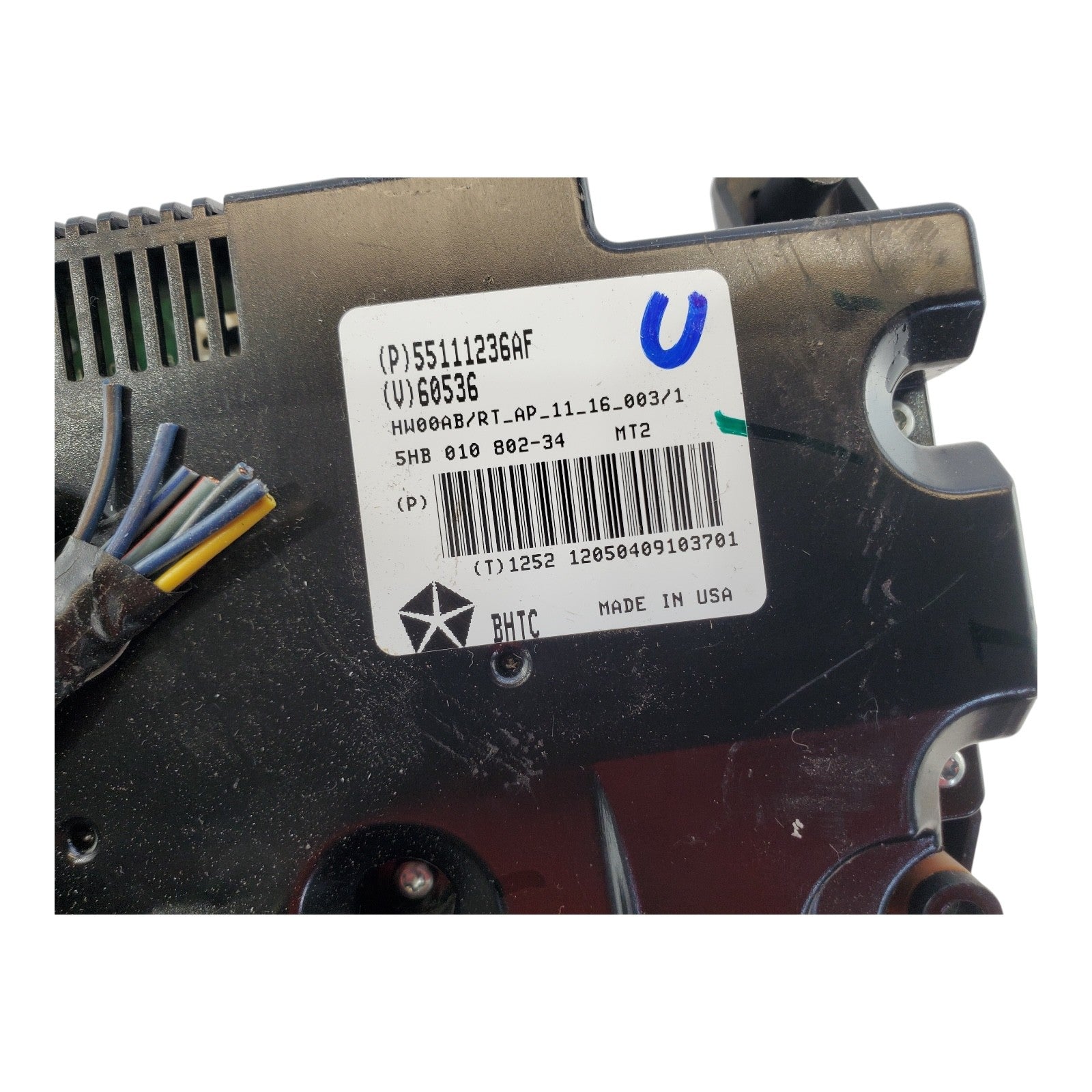 12-16 Chrysler Town Country OEM AC Heat Temp Climate Control Switch P55111236AF