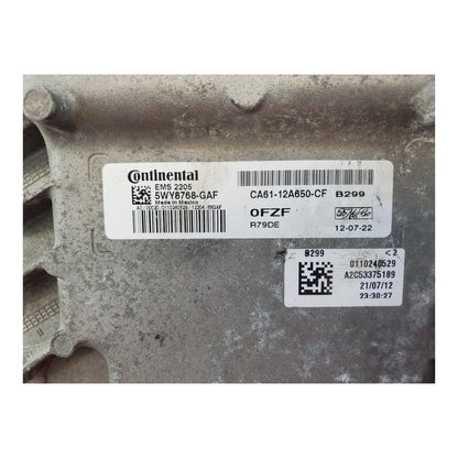 2013 FORD Fiesta 1.6L Engine Control Module ECM ECU OEM 5WY8768-GAF