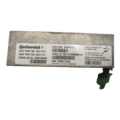 2007-2008 PONTIAC SOLSTICE COMMUNICATION COMPUTER CONTROL MODULE 25911151 OEM