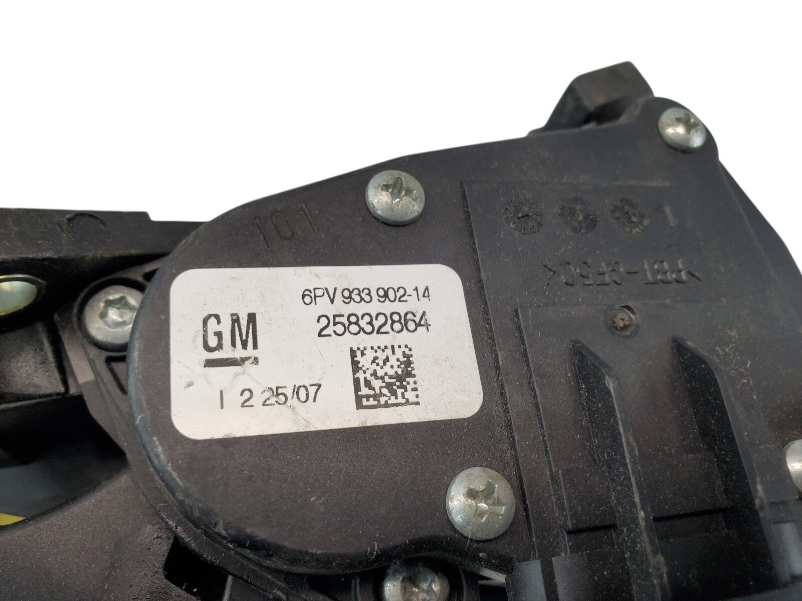 07-11 CHEVROLET SILVERADO ACCELERATOR GAS PEDAL POSITION SENSOR 25832864 OEM