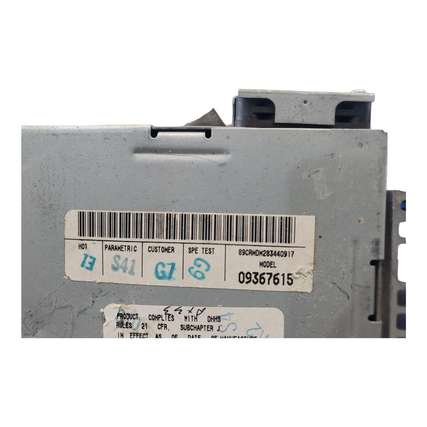 98 Chevrolet Astrovan Audio Equipment Radio 09367615