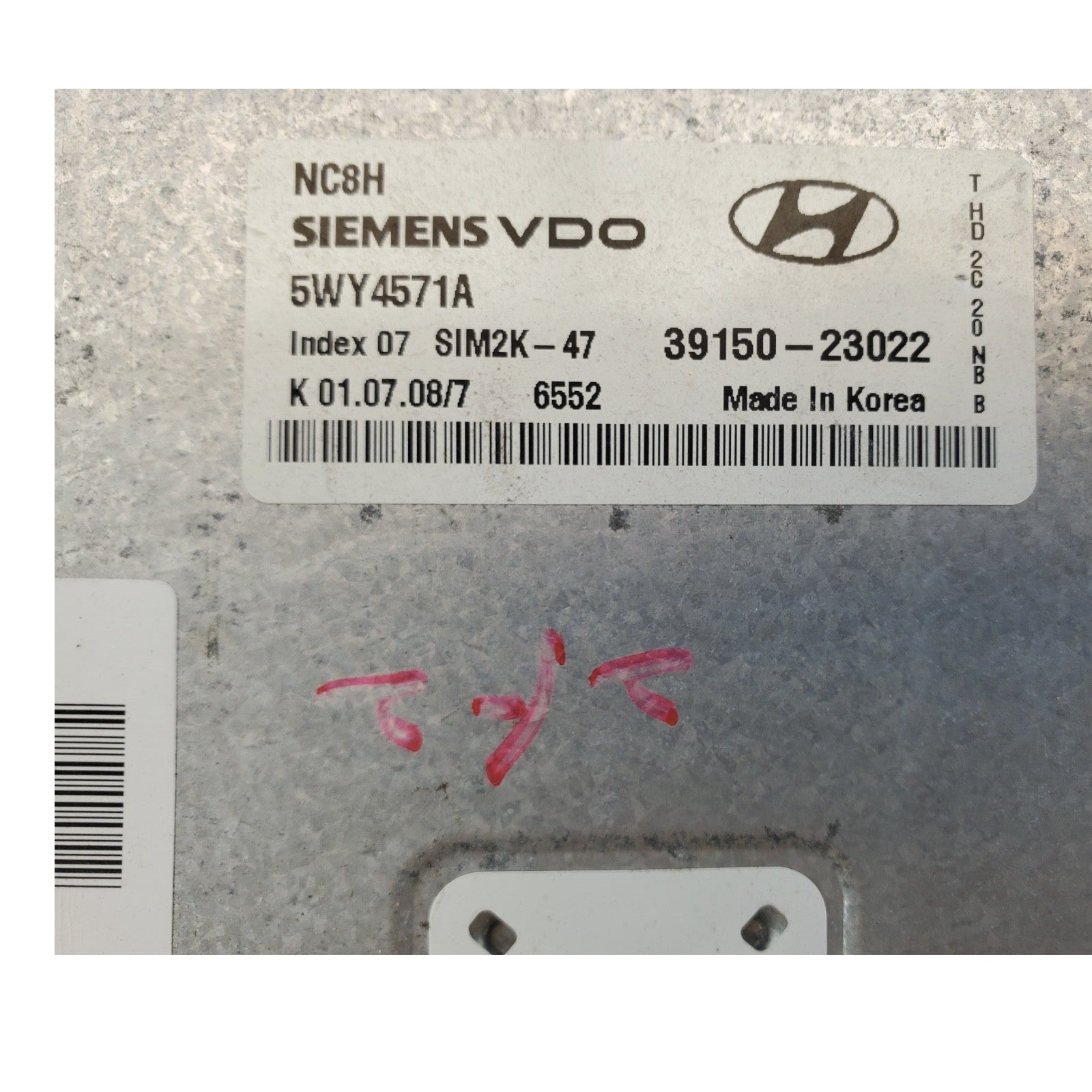 07 - 10 Hyundai Elantra 2.0L ECM Engine Control Module 39150-23022