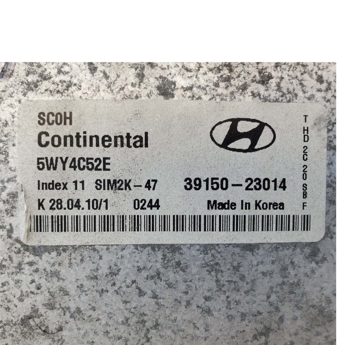 ✅ 10 HYUNDAI ELANTRA 2.0L Engine Control Module ECM Computer 39150-23014 OEM