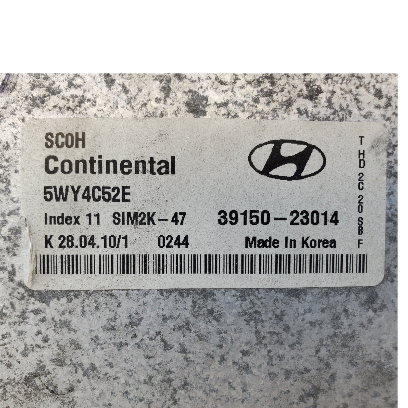 ✅ 10 HYUNDAI ELANTRA 2.0L Engine Control Module ECM Computer 39150-23014 OEM