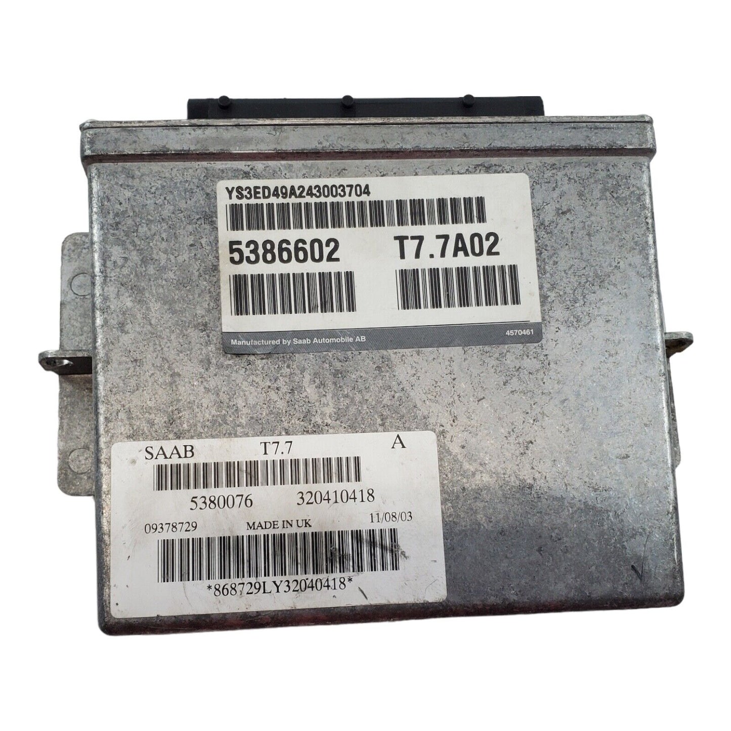 2004 SAAB 9-5 OEM ENGINE COMPUTER CONTROL MODULE ECU TRIONIC 5386602