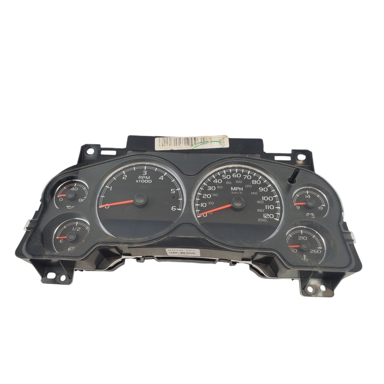 08-13 Chevrolet Tahoe Speedometer Cluster  OEM 28186388 6 speed PRNDM