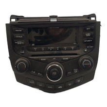 03-07 Honda Accord AM FM Radio CD Player Climate Control # 39050SDAA502