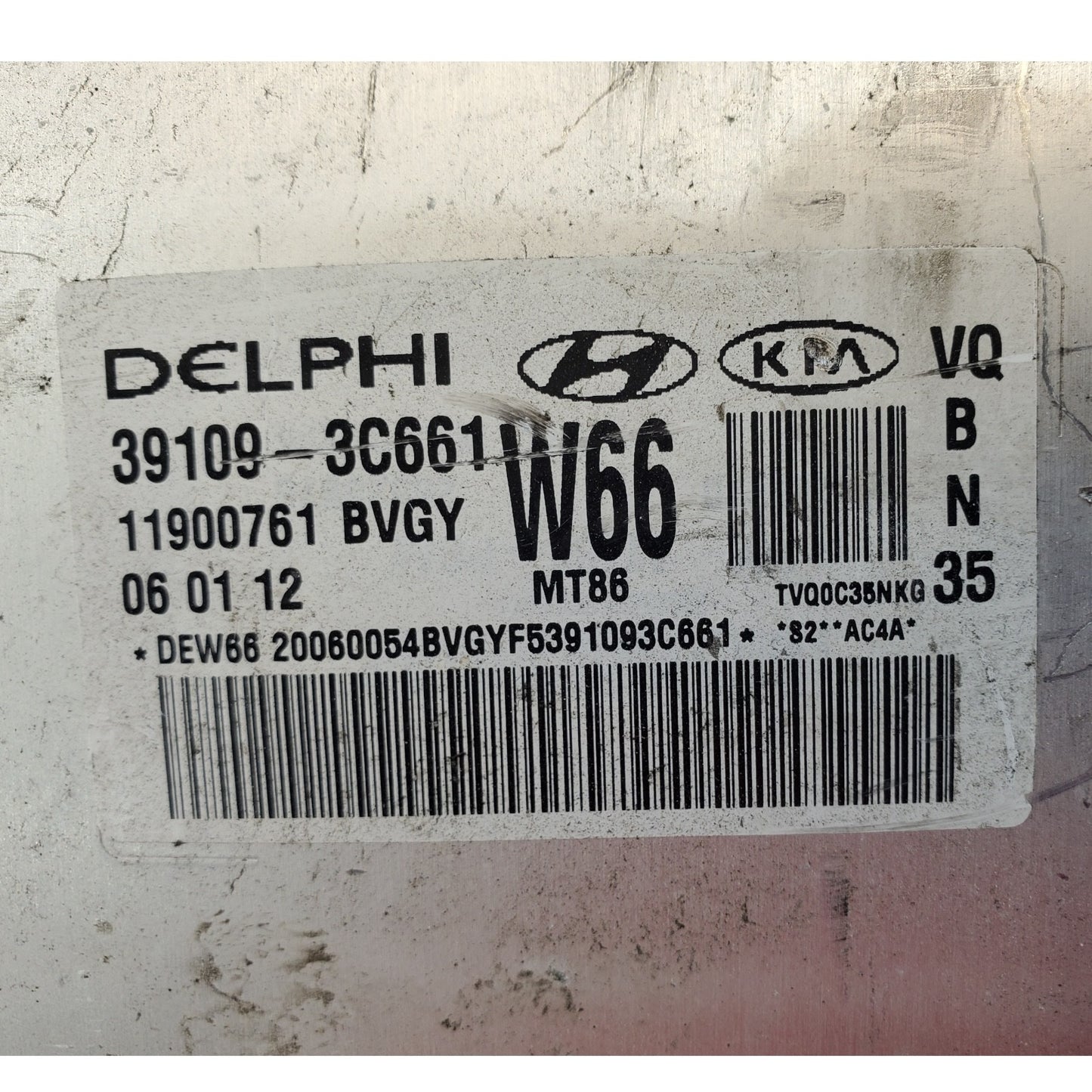 Engine ECM Control Module Fits 11-12 SEDONA 39109-3C661 391093C661