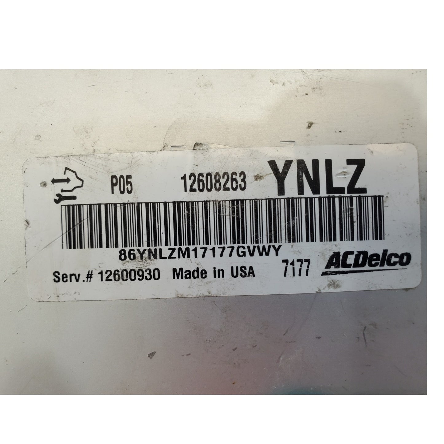 2008 Buick Lucerne 3.8 Engine Computer Module ECM ECU 12608263