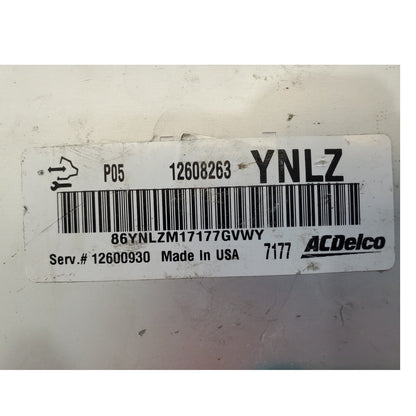 2008 Buick Lucerne 3.8 Engine Computer Module ECM ECU 12608263