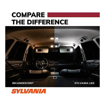 Instrument Panel Light Bulb-SYLVANIA Long Life Blister Pack TWIN