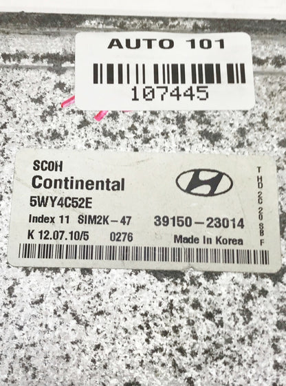 ✅ 10 HYUNDAI ELANTRA 2.0L Engine Control Module ECM Computer 39150-23014 OEM