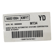 07 CHEVY AVEO Engine Motor Brain Box ECU ECM 96851084