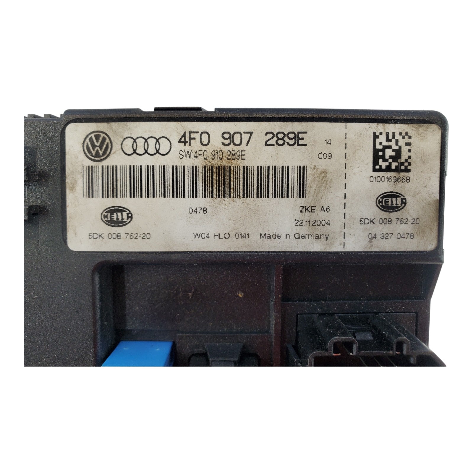Chassis ECM Body Control BCM ID 4F0907289E Fits 05 AUDI A6 718157