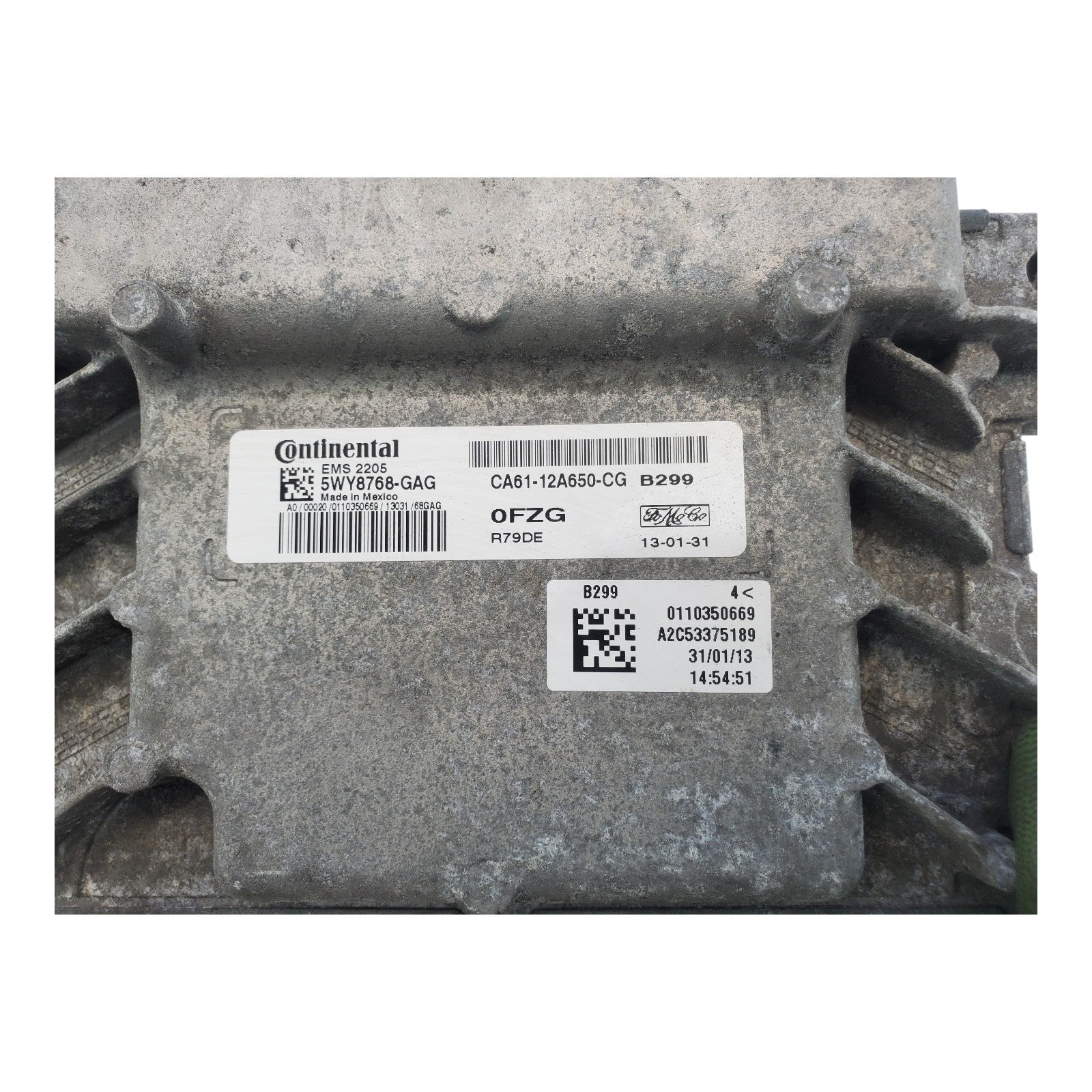 🦅🚗 2012-2013 Ford Fiesta  1.6L 2013 Engine Control Module ECU 5WY8768-GAG A2