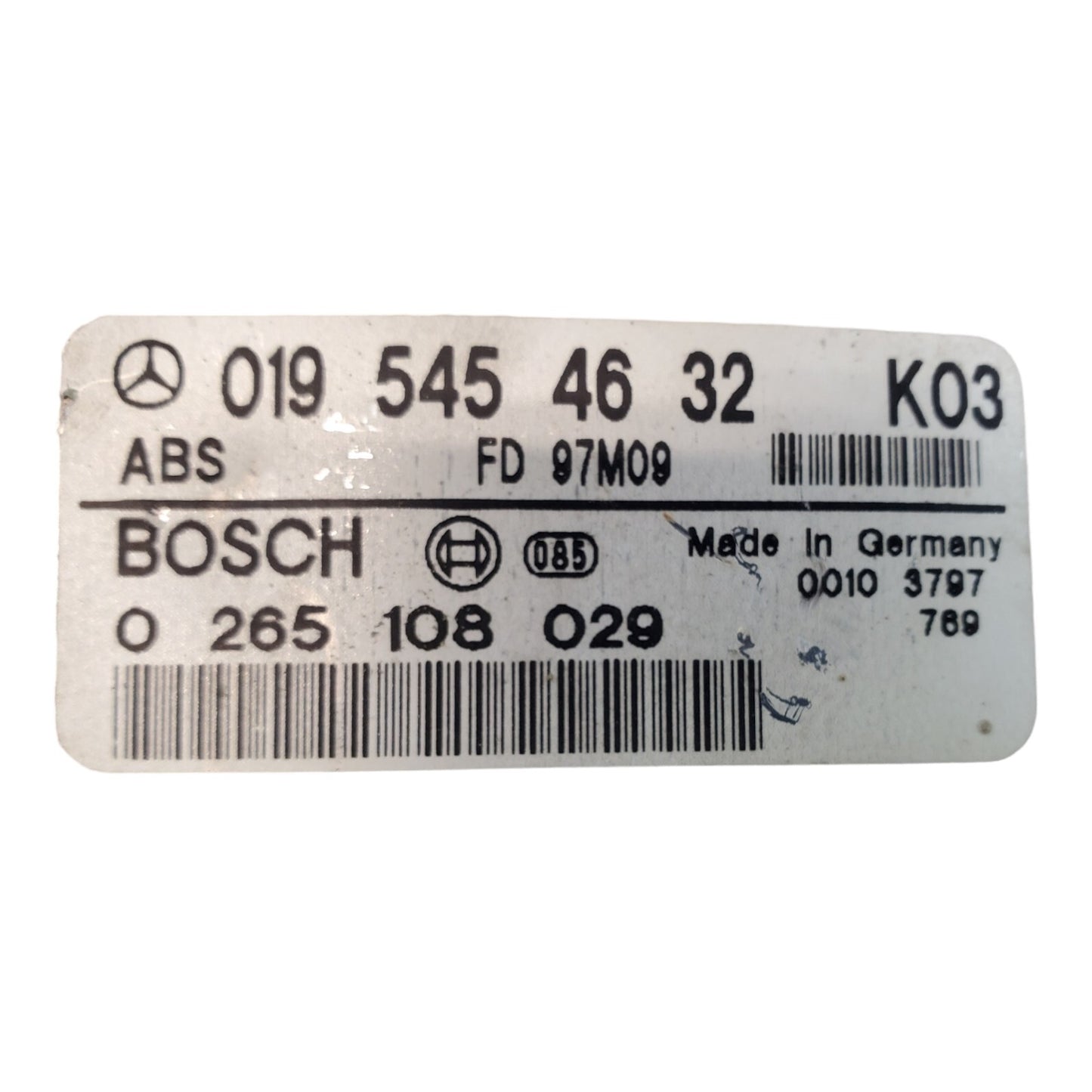 ✅ 97 MERCEDES C-CLASS Chassis ABS Control Module 019 545 46 32 0195454632