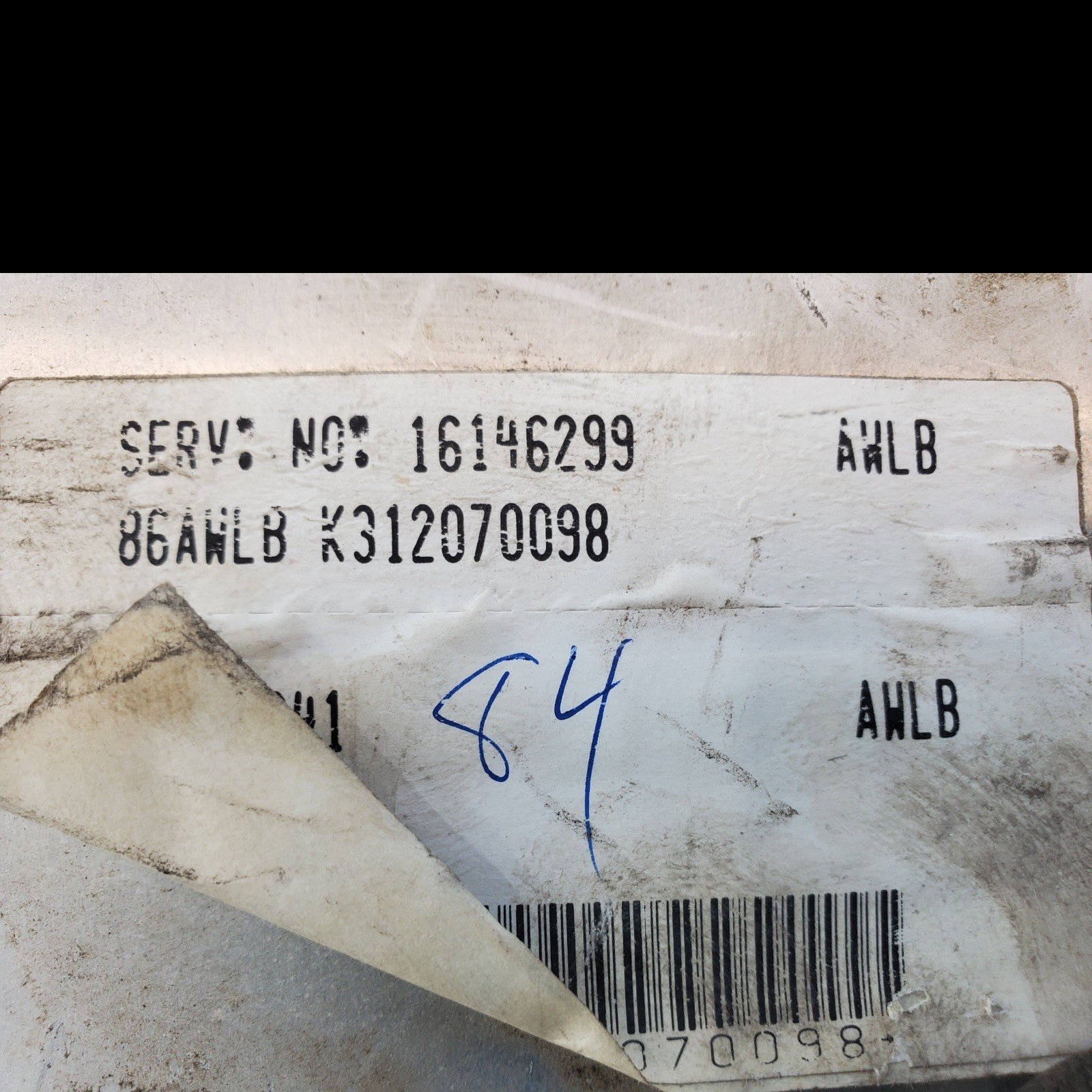 1992 GM Chevy C1500 ECU/ECM 16146299