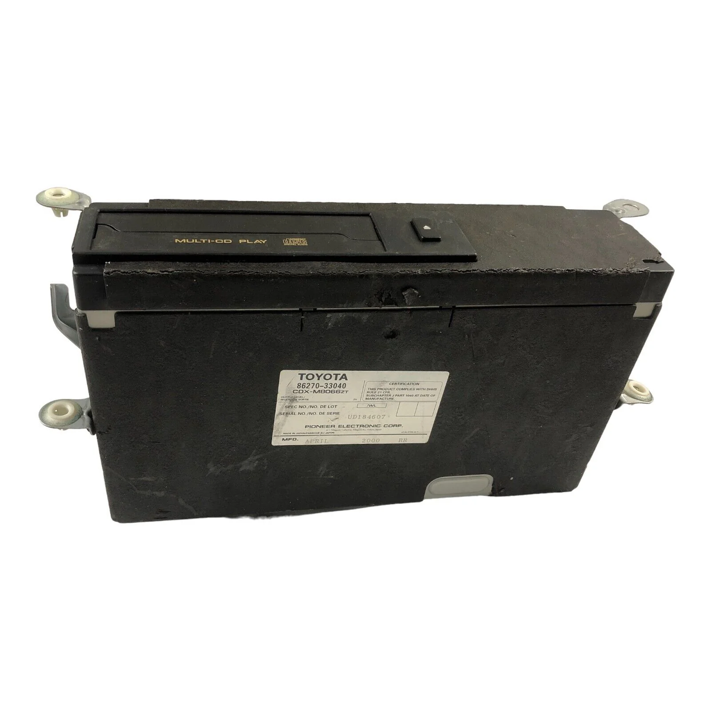 98 Lexus ES300 Pioneer CD Changer 86270-33040 OEM