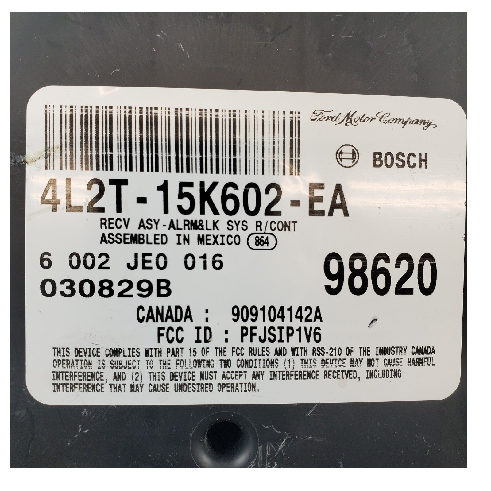 ✅ 04 FORD EXPLORER Keyless Entry Theft Module 4L2T-15K602-EA