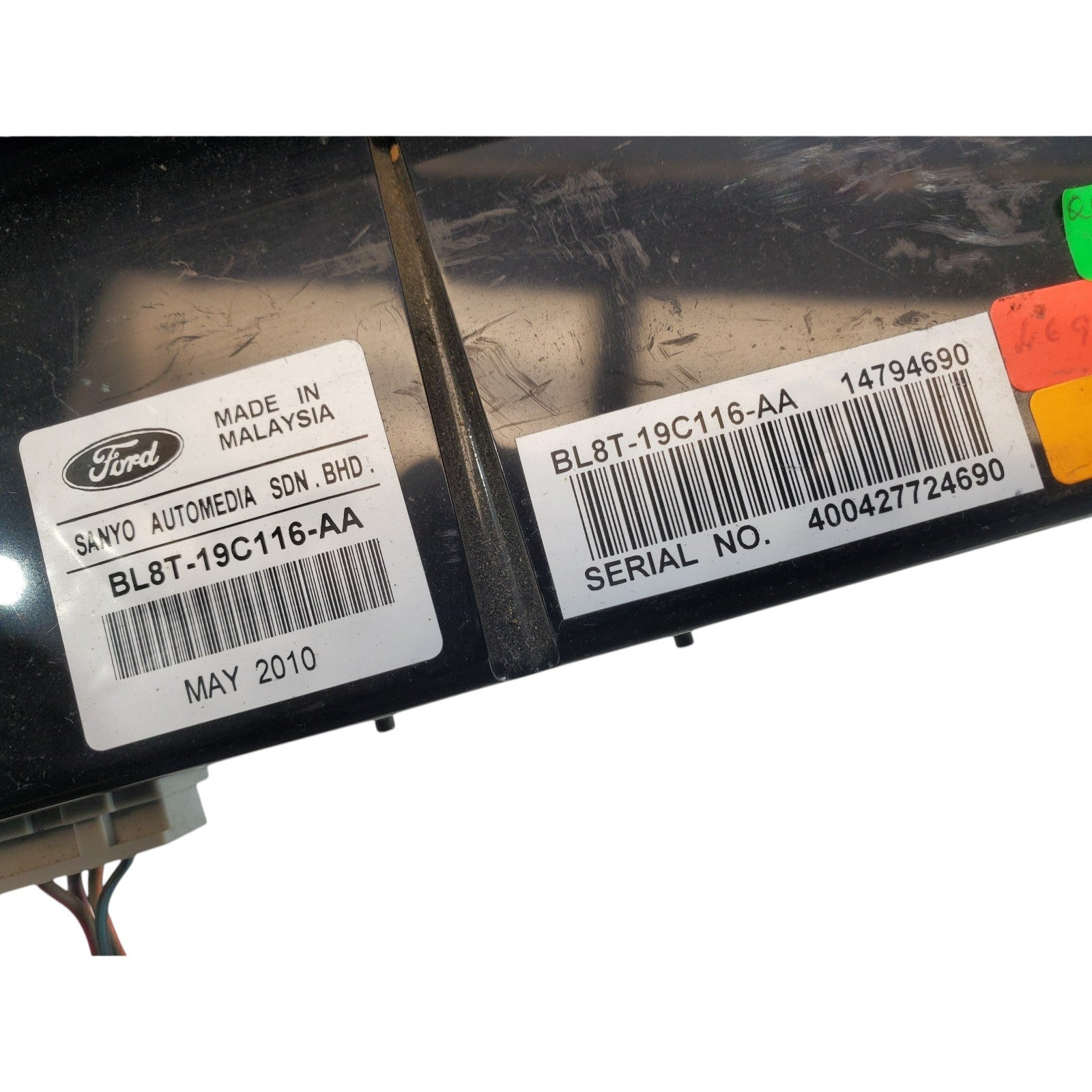 10-12 Ford Escape Mariner Info Information Radio Display Screen BL8T-19C116-AA