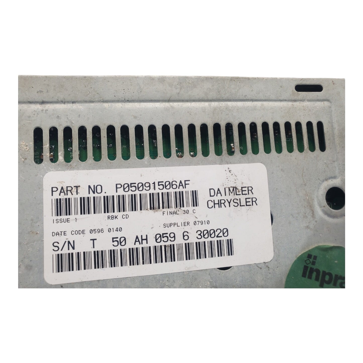 OEM 2002-2007 Dodge Caravan/Mopar Radio CD Player DaimlerChrysler P05091506AF