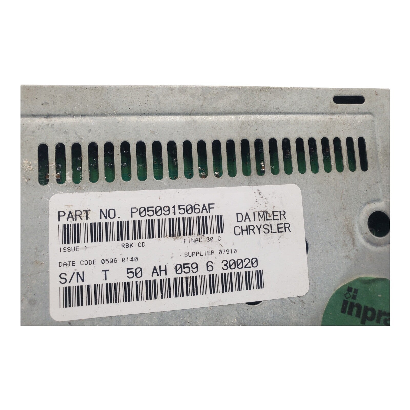 OEM 2002-2007 Dodge Caravan/Mopar Radio CD Player DaimlerChrysler P05091506AF