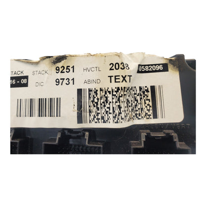 08-12 CHEVROLET TRAVERSE AC Control 25932038 OEM